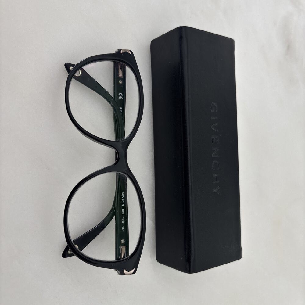 Givenchy VGV951N COL 700K 140 Eyeglass Frames With Case ~ Italy